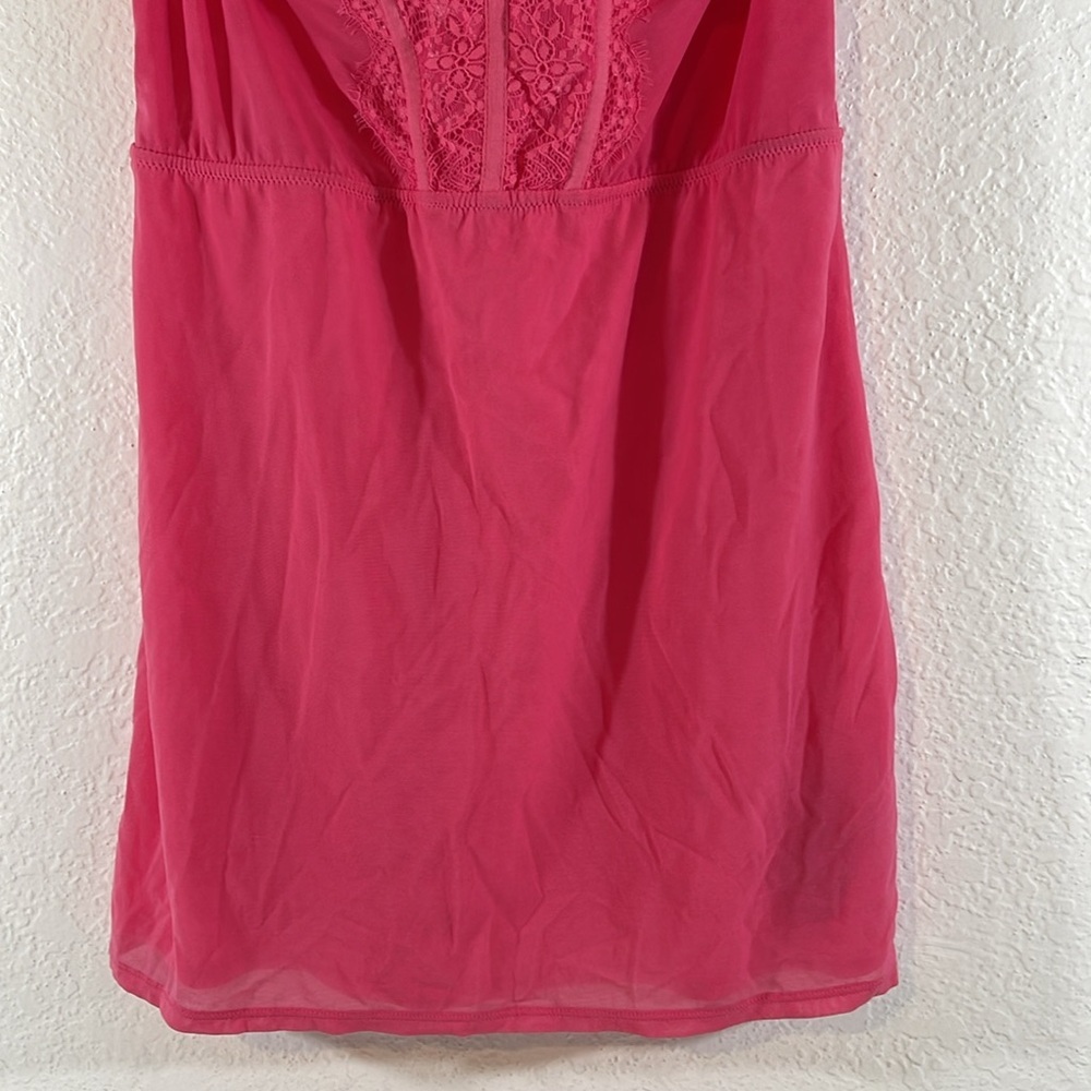 URBAN OUTFITTERS PINK Lace Corset Dress Pink Lace Size Large NEW - Picture 4 of 11